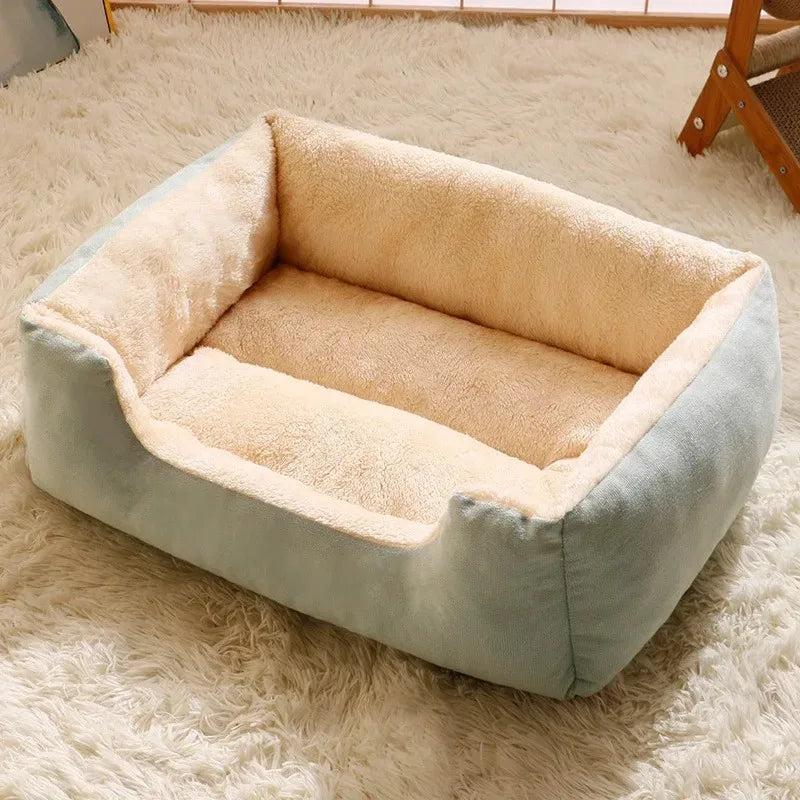 Cozy Pet Bed House for Cats & Dogs | Warm Winter Cushion Basket Habitat