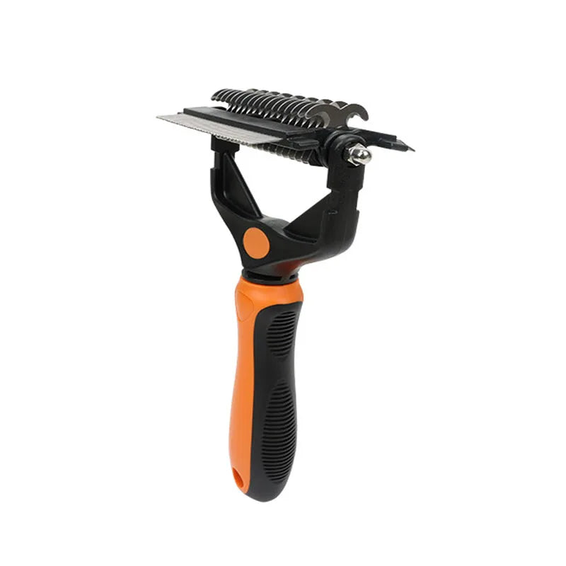 Hooral™ 3-in-1 Pet Deshedding Brush | Dog & Cat Hair Remover, Fur Knot Cutter & Grooming Comb.