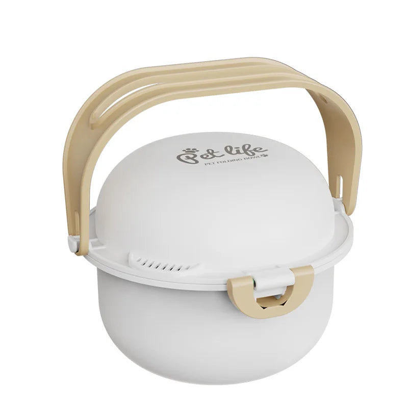 Portable Foldable Pet Bowl | Dual Feeding & Water Bowl for Dogs & Cats – Outdoor, Travel & Hiking