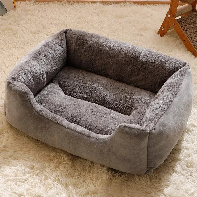 Cozy Pet Bed House for Cats & Dogs | Warm Winter Cushion Basket Habitat