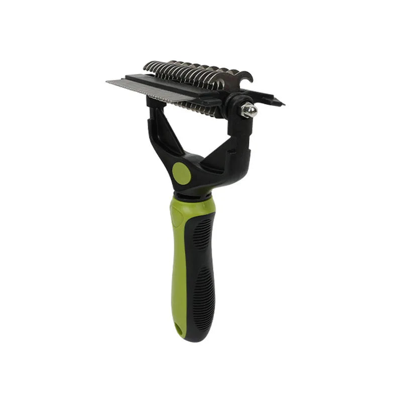 Hooral™ 3-in-1 Pet Deshedding Brush | Dog & Cat Hair Remover, Fur Knot Cutter & Grooming Comb.