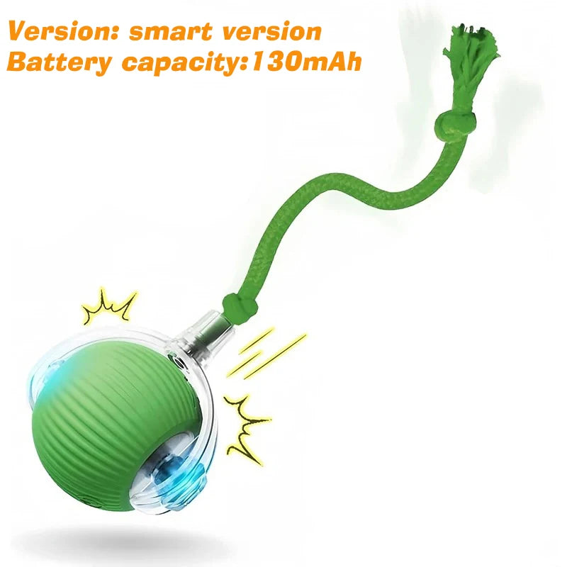 Smart Interactive Dog Ball Toy | Automatic Rolling Rechargeable Toy for Puppies & Dogs.