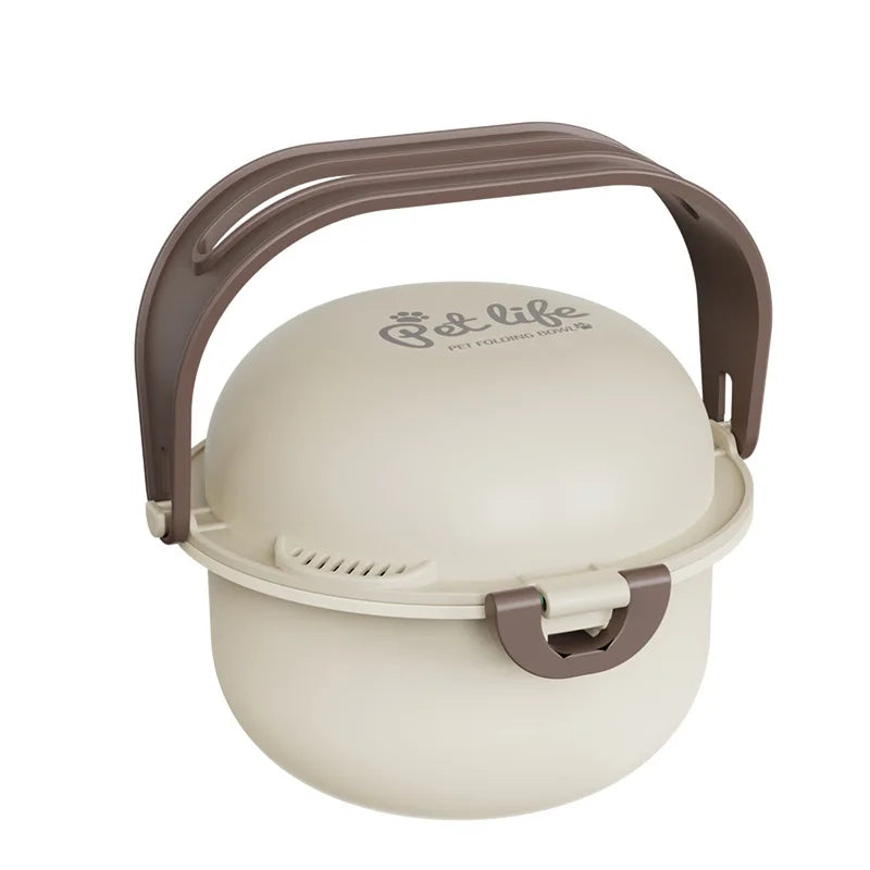 Portable Foldable Pet Bowl | Dual Feeding & Water Bowl for Dogs & Cats – Outdoor, Travel & Hiking